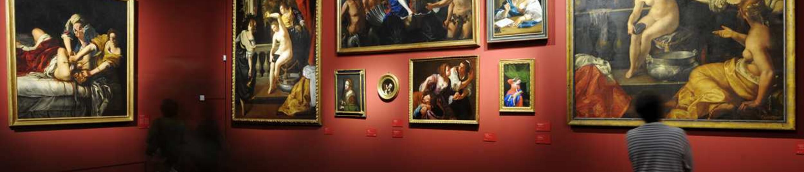 Royal Palace Artemisia Gentileschi Exhibition - main project view