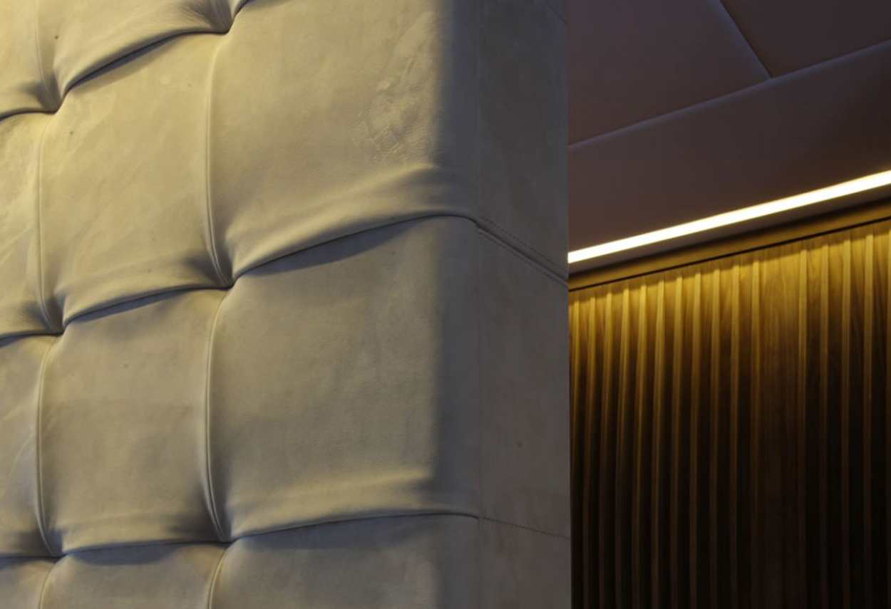 Yacht Mangusta 130 MAO furniture detail - retail lighting design