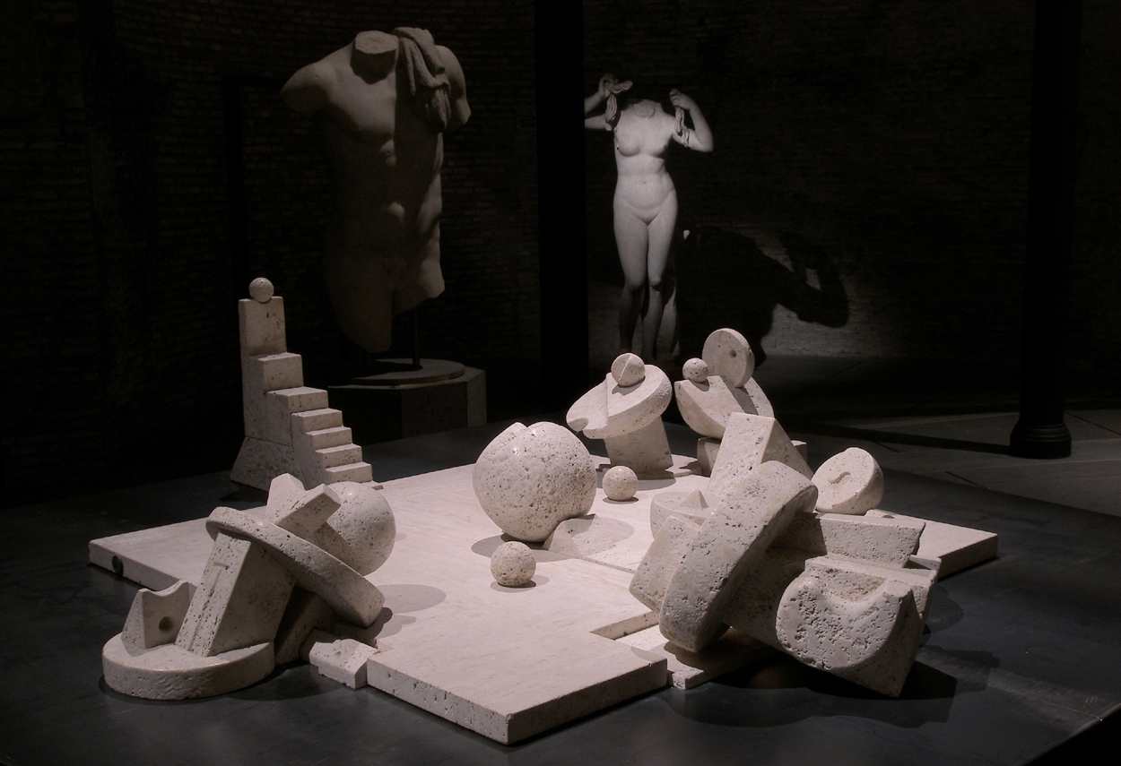 Baths of Diocletian I Segreti del Cielo Cascella Exhibition main room - museum lighting design