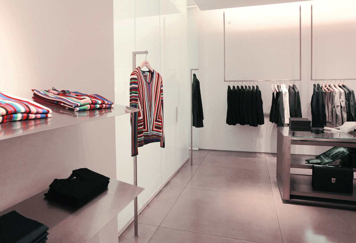 Jil Sander Showroom showroom in Milan lighting articles - retail lighting design