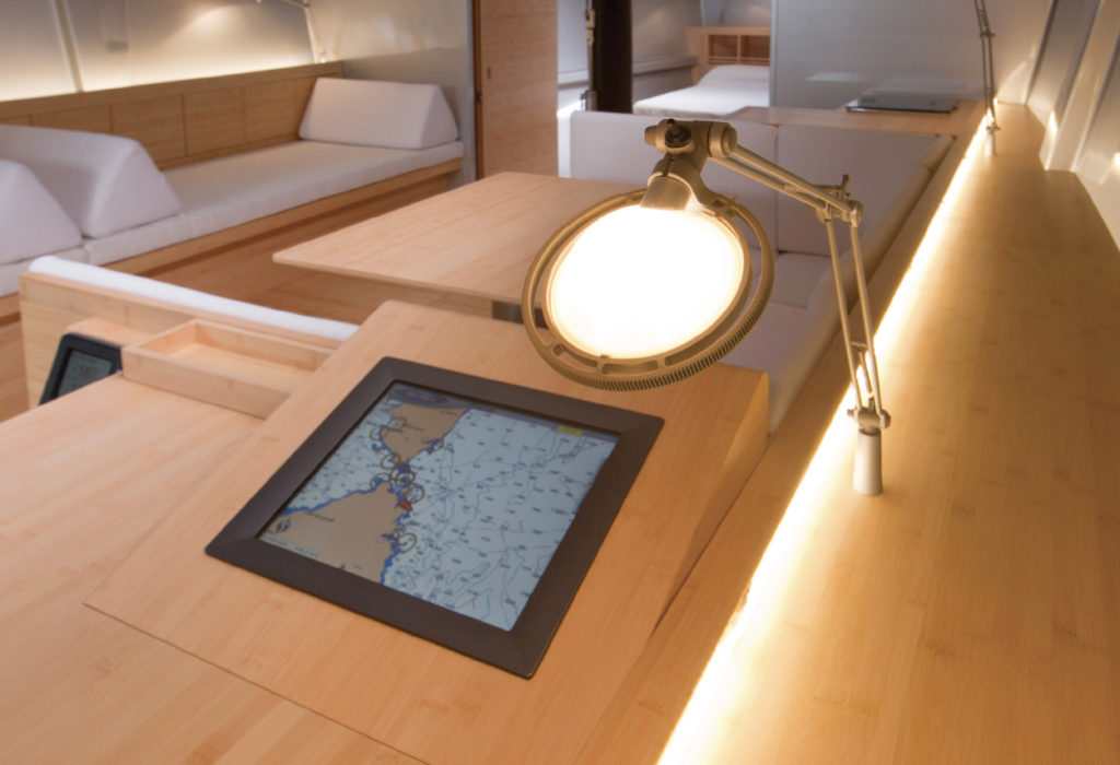 Yacht Sailing Boat Mandrake detail - retail lighting design