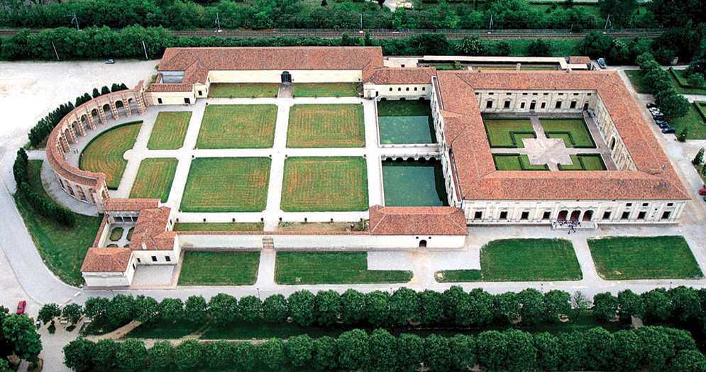 Mantova Te Palace Civic Museum bird's eye view - museum lighting design