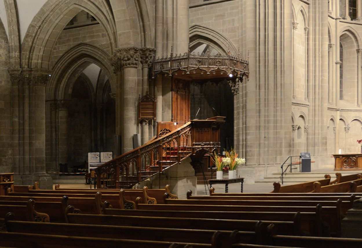 Geneva Saint-Pierre Cathedral internal view- museum lighting design