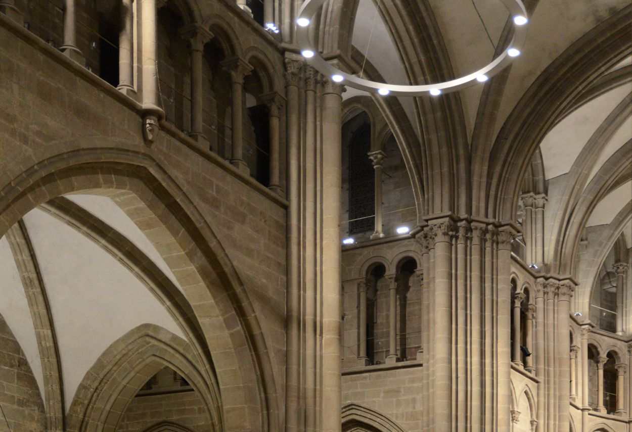 Geneva Saint-Pierre Cathedral lighting detail - museum lighting design