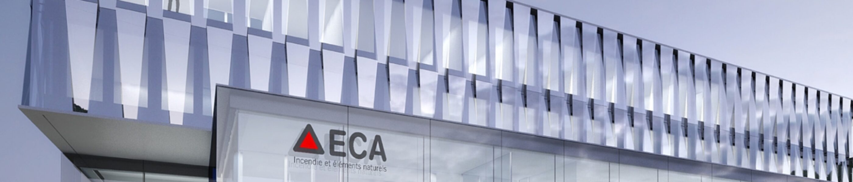 Lausanne ECA Headquarters: external view - architectural lighting