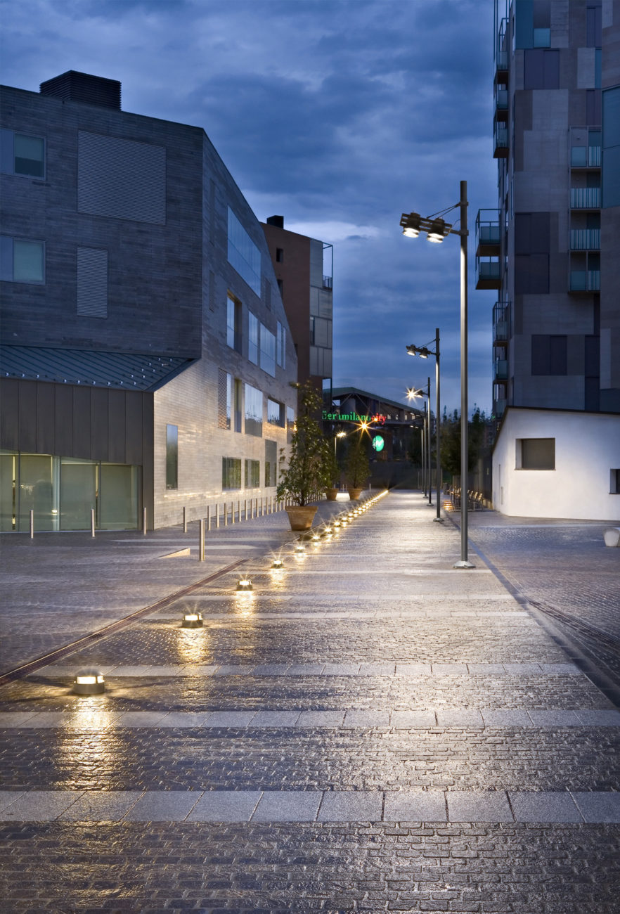 Milan Portello District: Lighting details