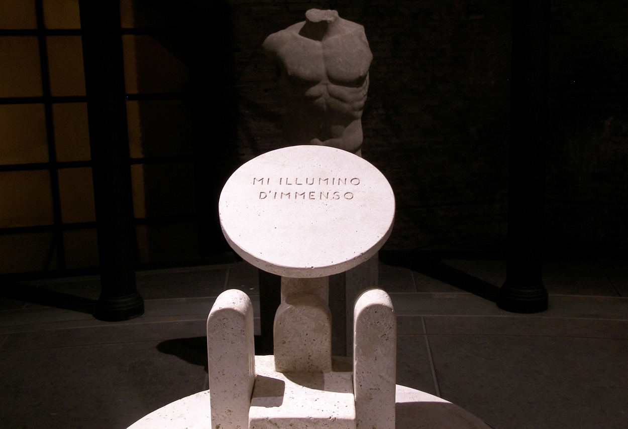 Baths of Diocletian I Segreti del Cielo Cascella Exhibition detail - museum lighting design