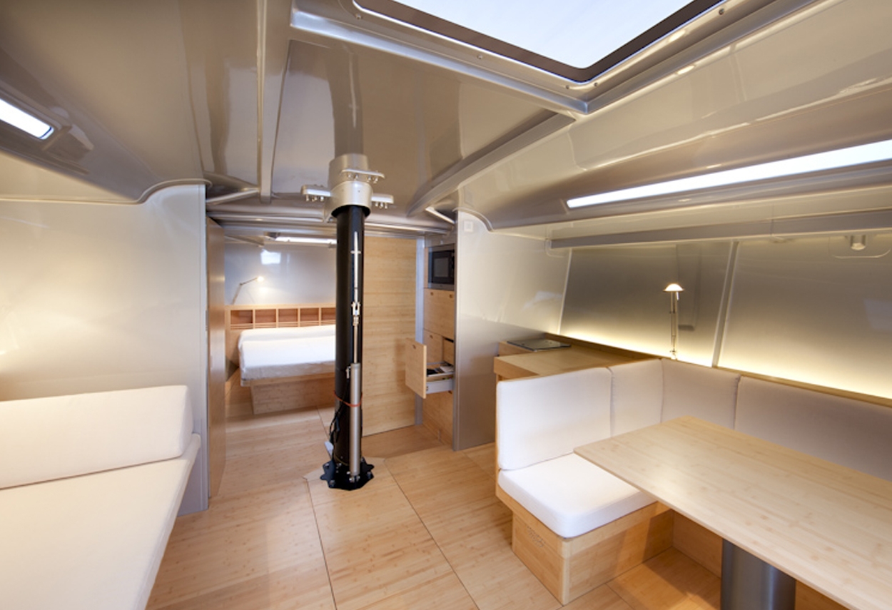 Yacht Sailing Boat Mandrake furniture detail - retail lighting design