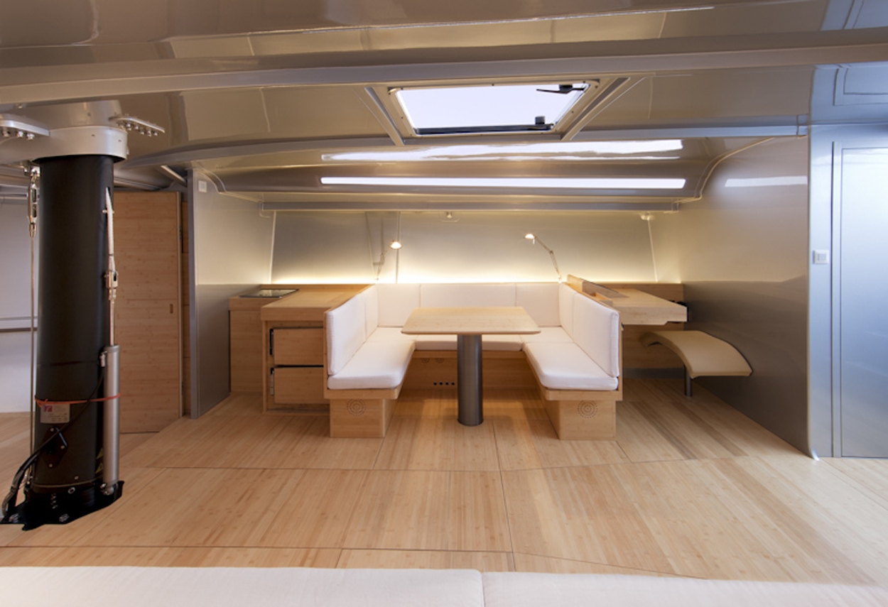 Yacht Sailing Boat Mandrake furniture detail - lighting design