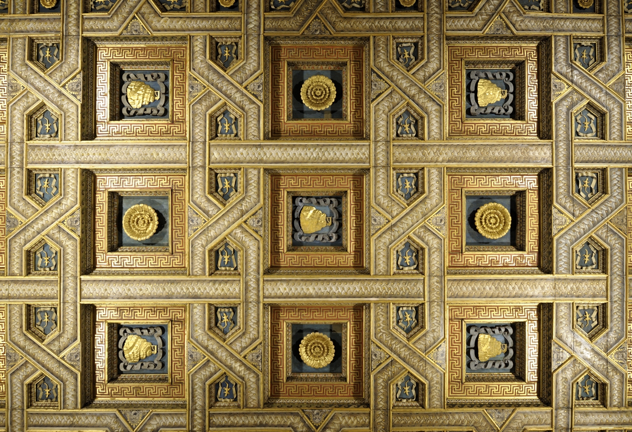 Mantova Te Palace Civic Museum ceiling - museum lighting design