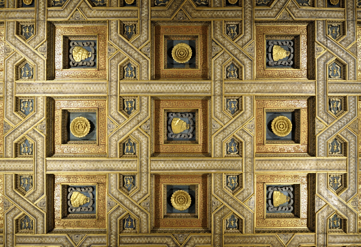 Mantova Te Palace Civic Museum ceiling - museum lighting design