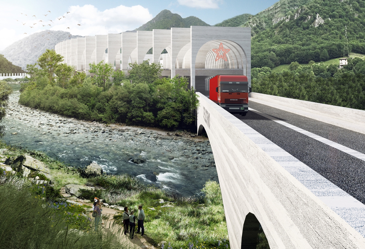 Architectural Lighting Design for San Pellegrino Flagship Factory