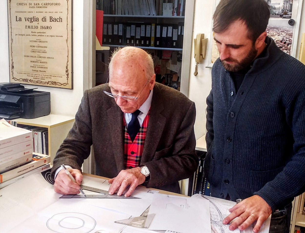 Marco Pertucci & Piero Castiglioni at work