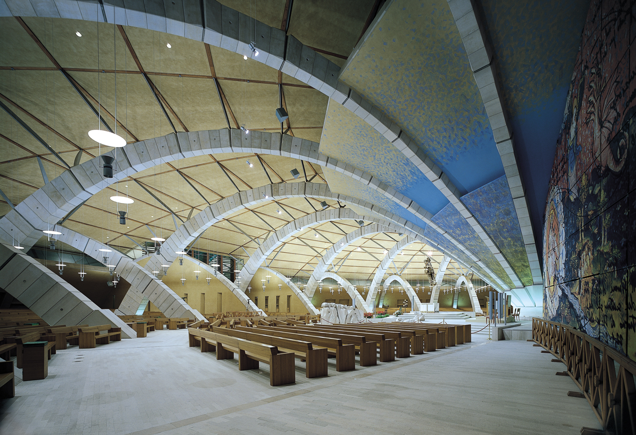 The Sanctuary of San Pio da Pietrelcina, designed by Renzo Piano