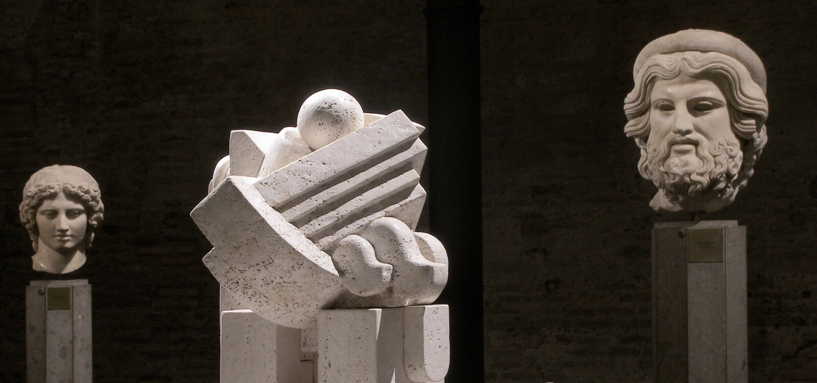 Italy Rome Baths of Diocletian Cascella Exhibition