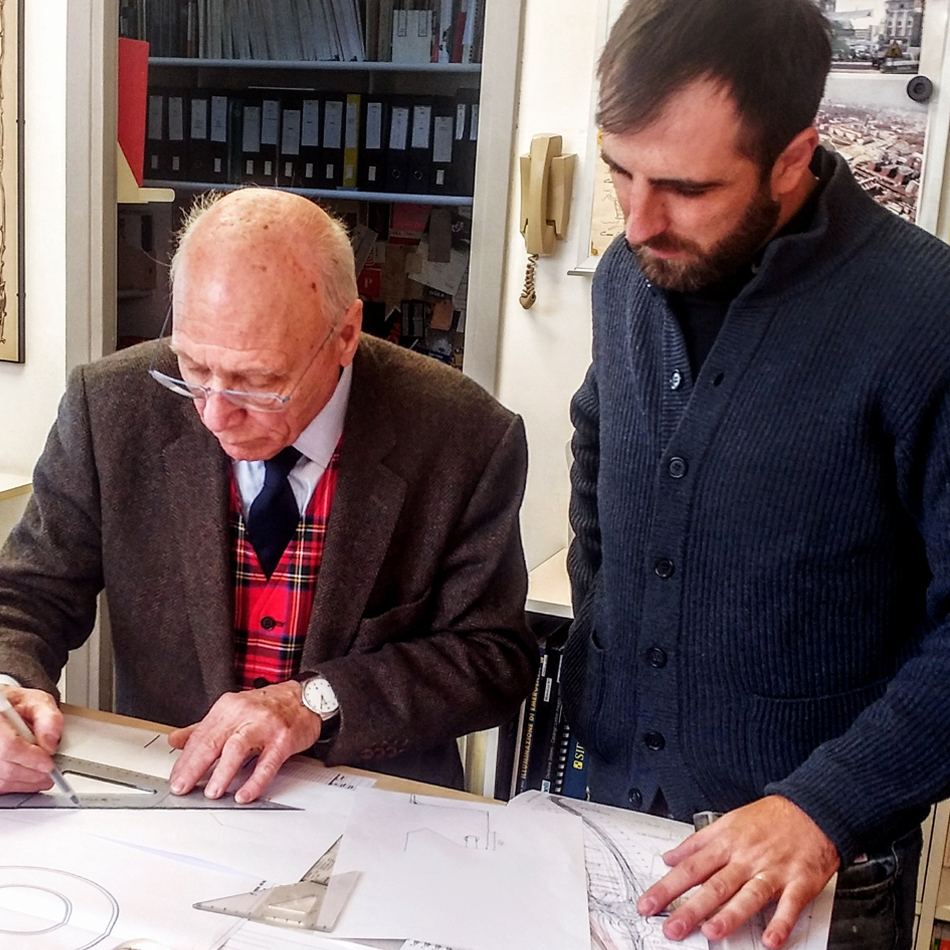 Marco Pertucci & Piero Castiglioni at work