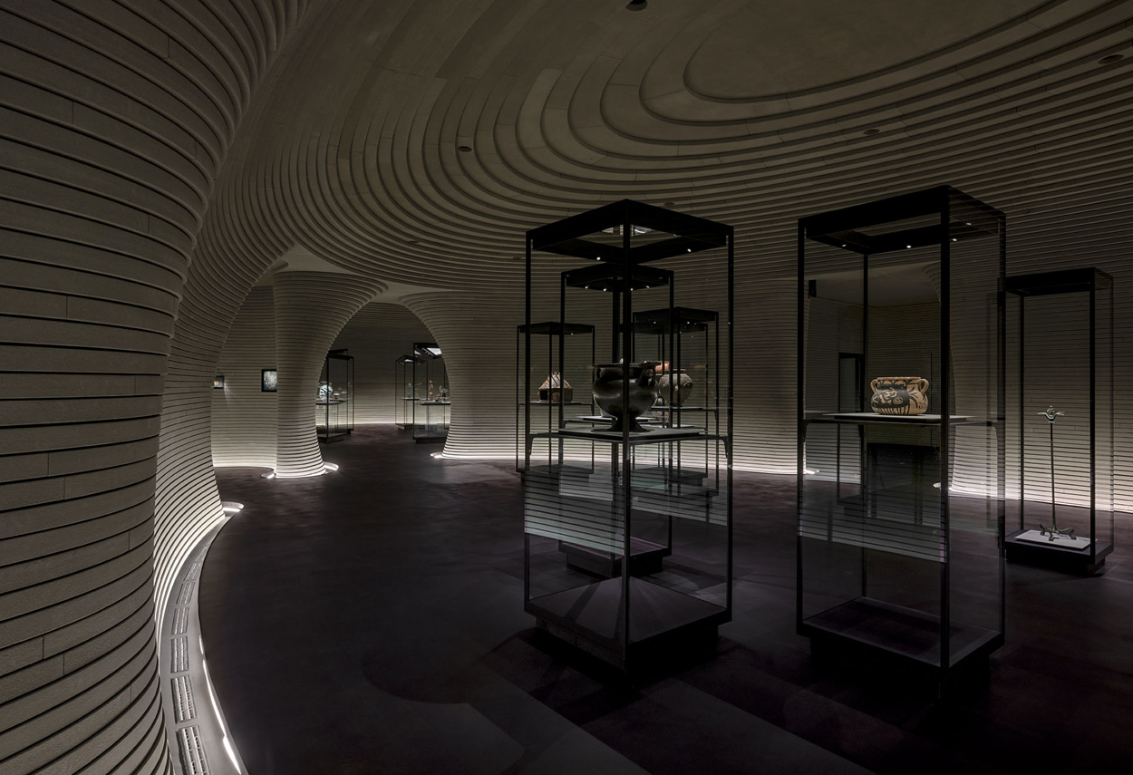 View of the exhibition halls