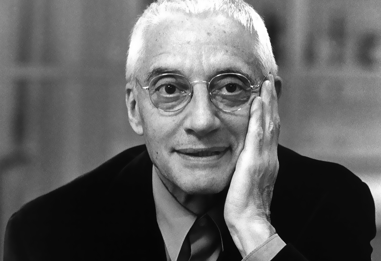 A close-up of Alessandro Mendini
