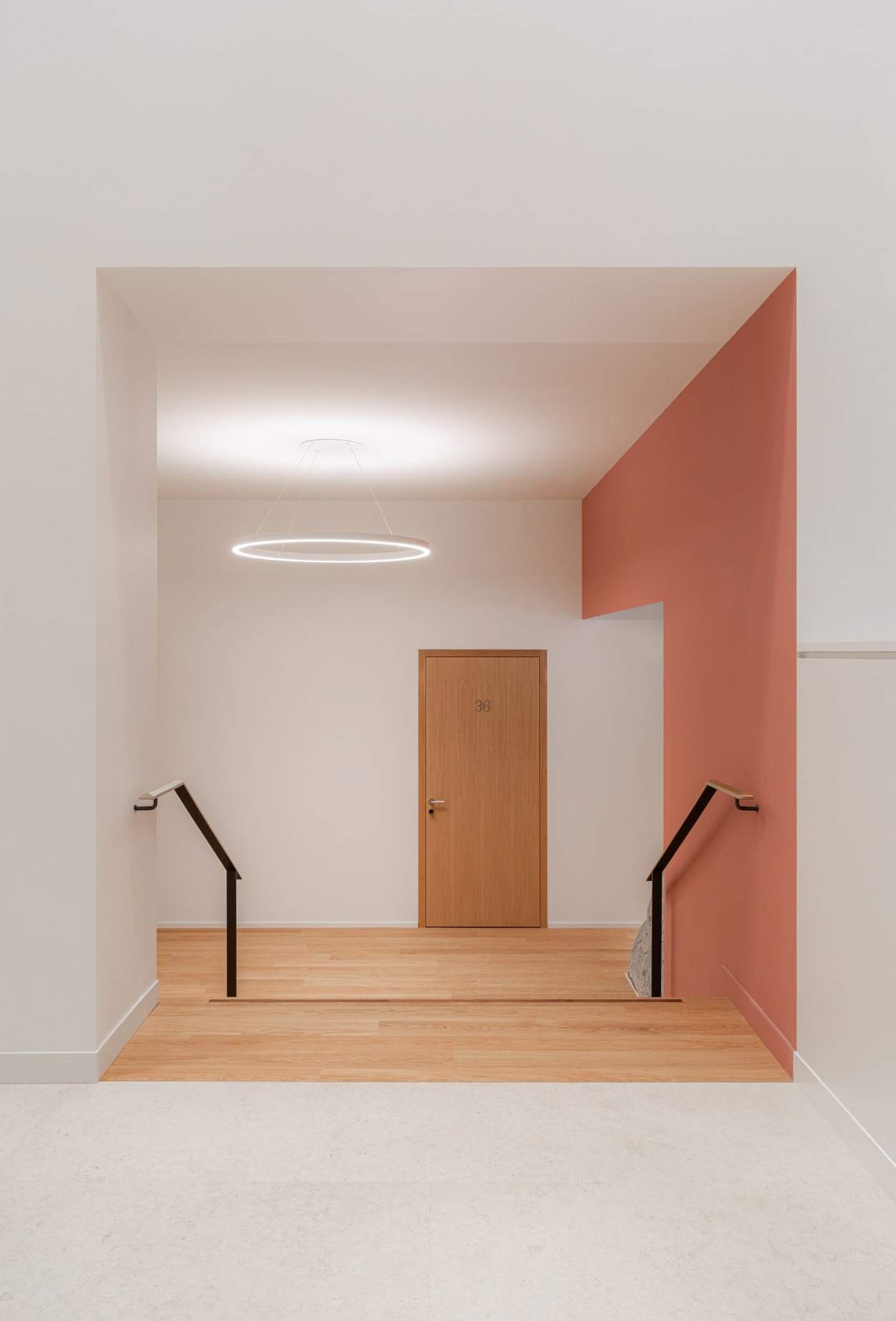 The interior spaces of the conservatory