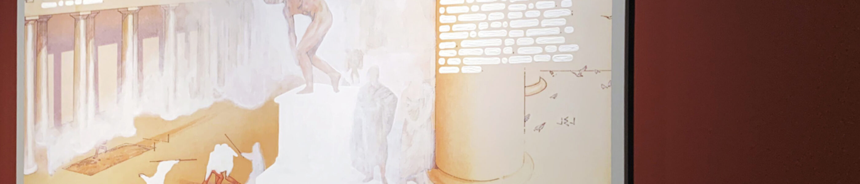 One of Emilio Isgrò's works