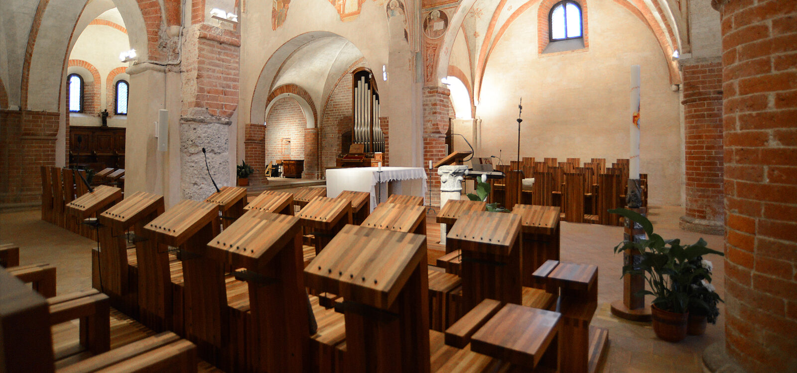 Italy Viboldone Viboldone Abbey