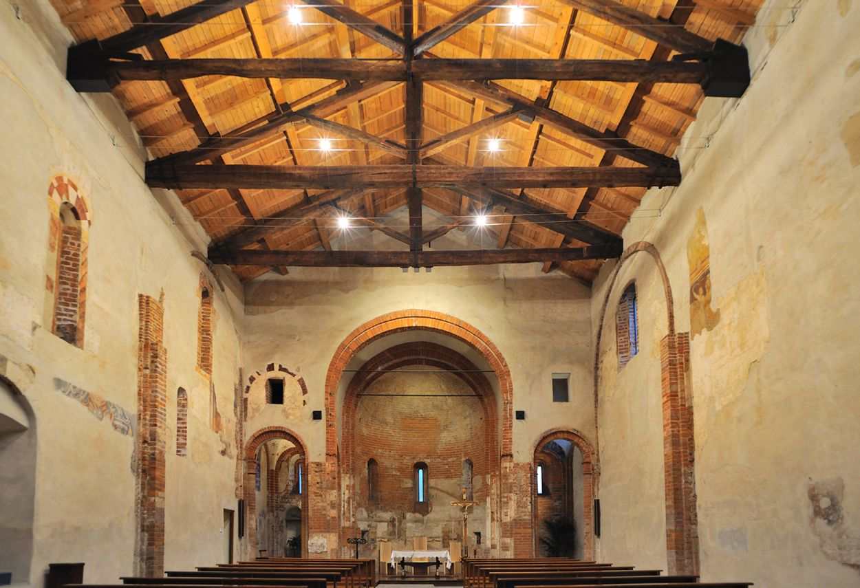 Church of Santa Maria Rossa illuminazione soffitto - Design Luce