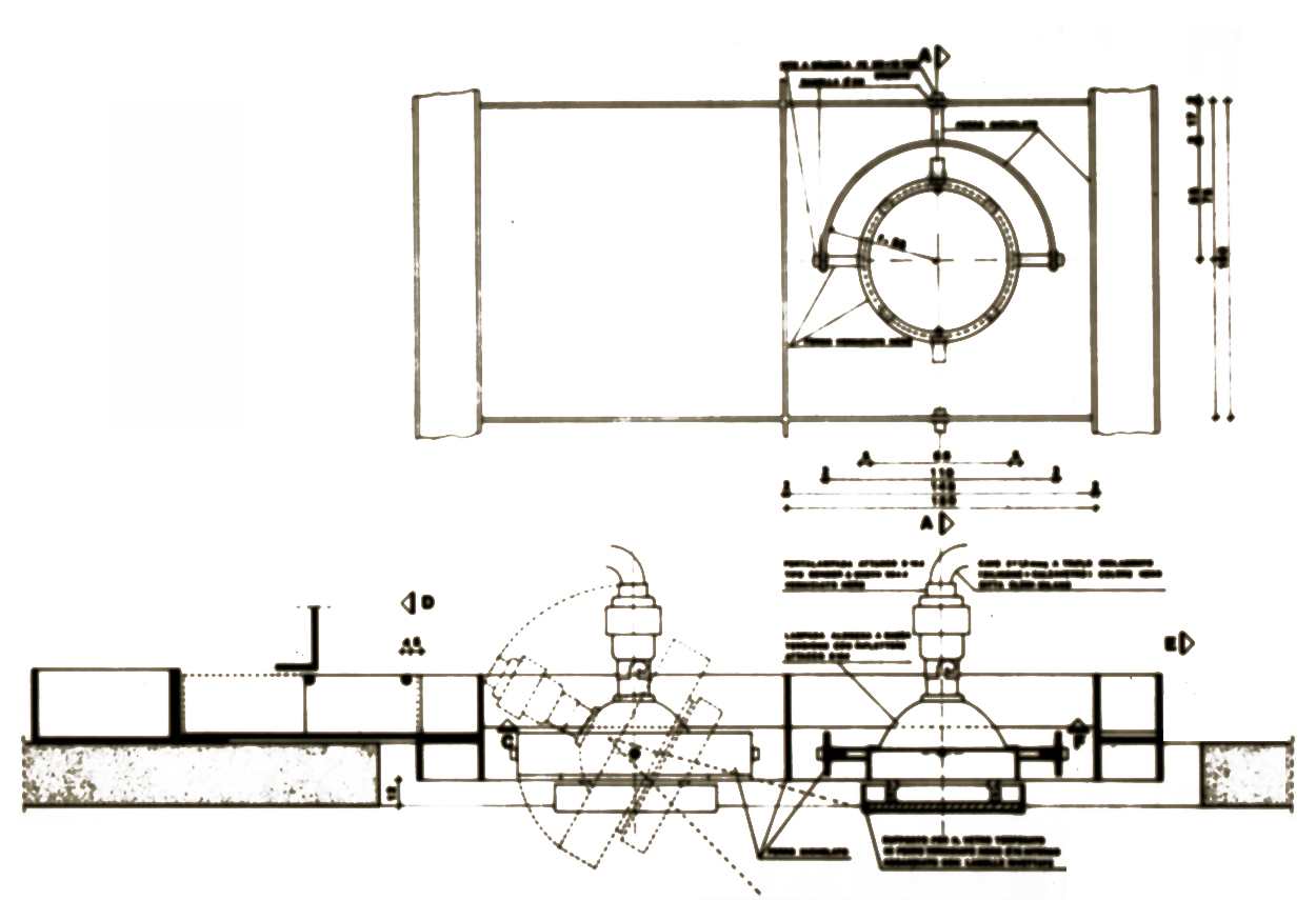 Venice Grassi Palace schema di progetto corpo illuminante - master