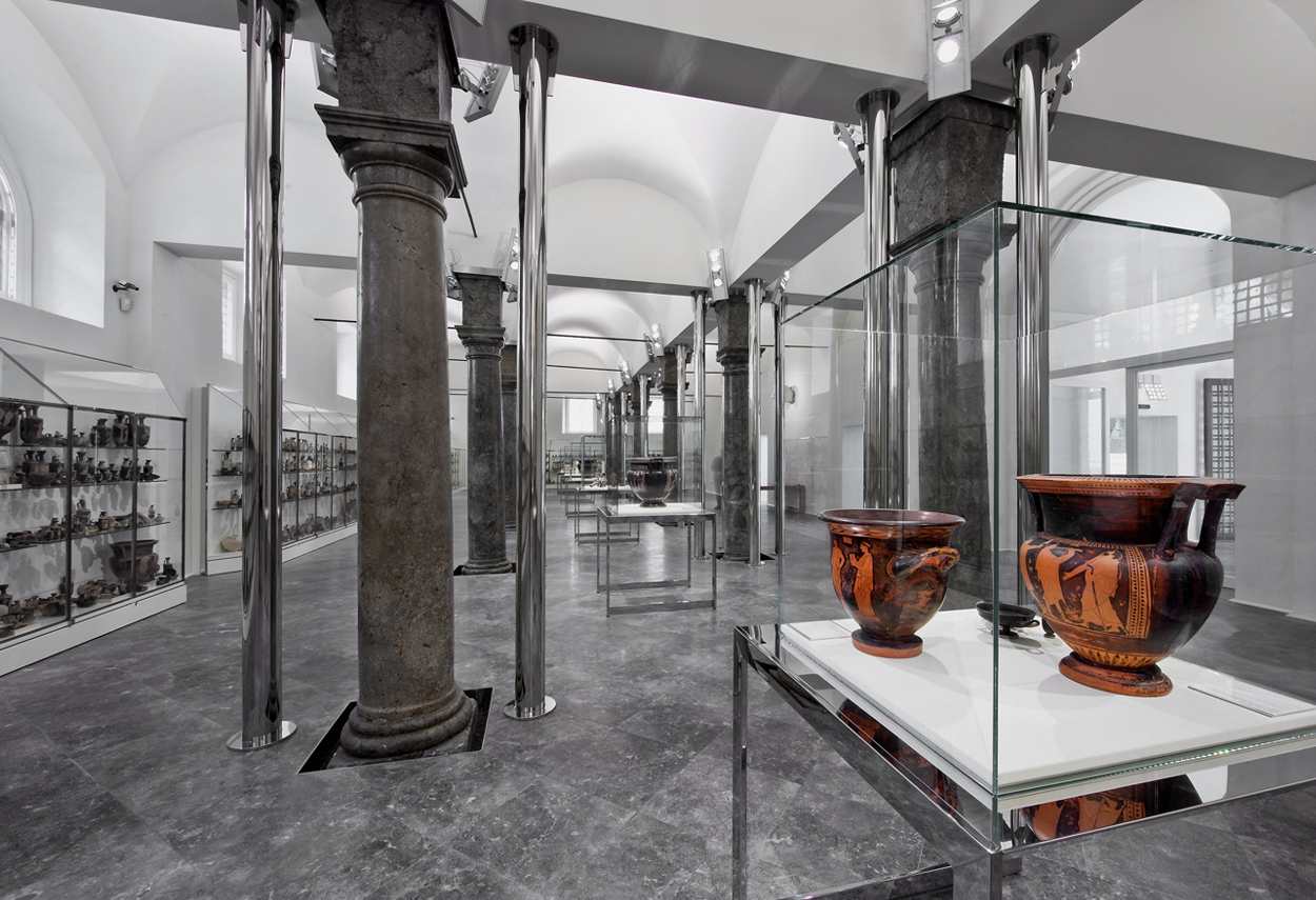 Palazzo Branciforte sala opere esposte - illuminazione architetturale