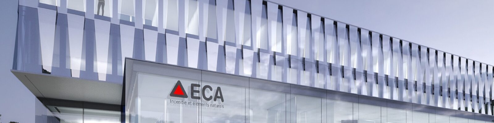 ECA Headquarter vista esterno - illuminazione ufficio