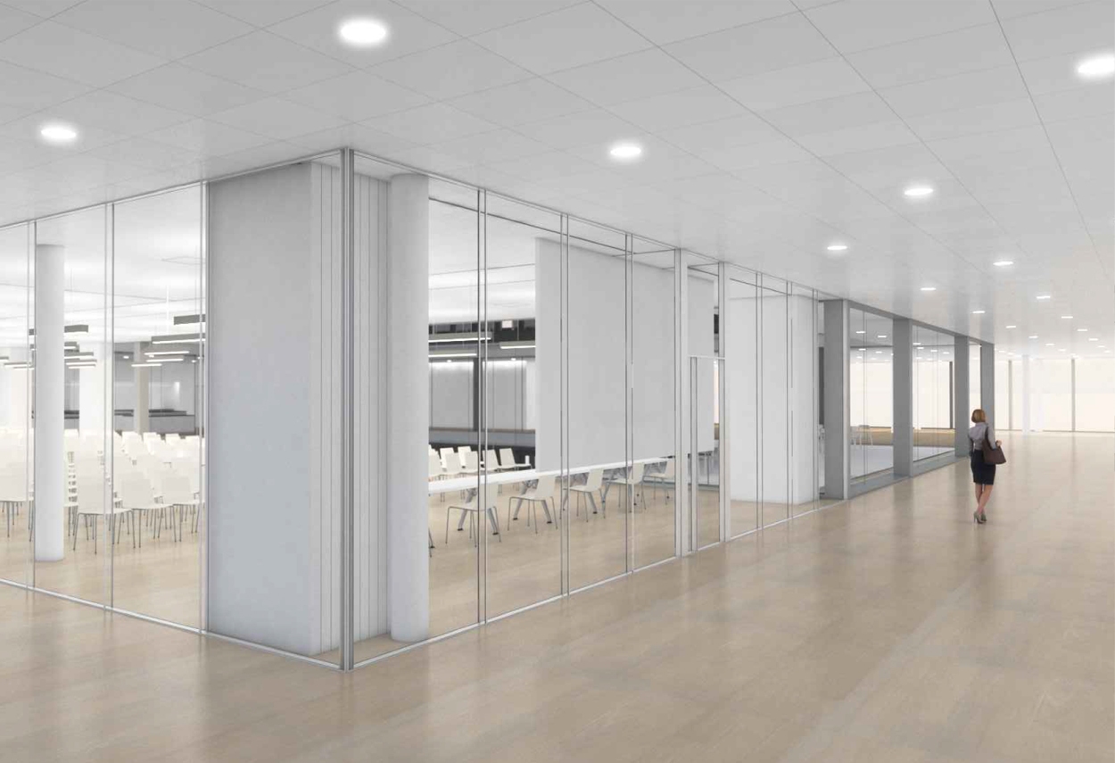 ECA Headquarters spazi aperti - illuminazione ufficio
