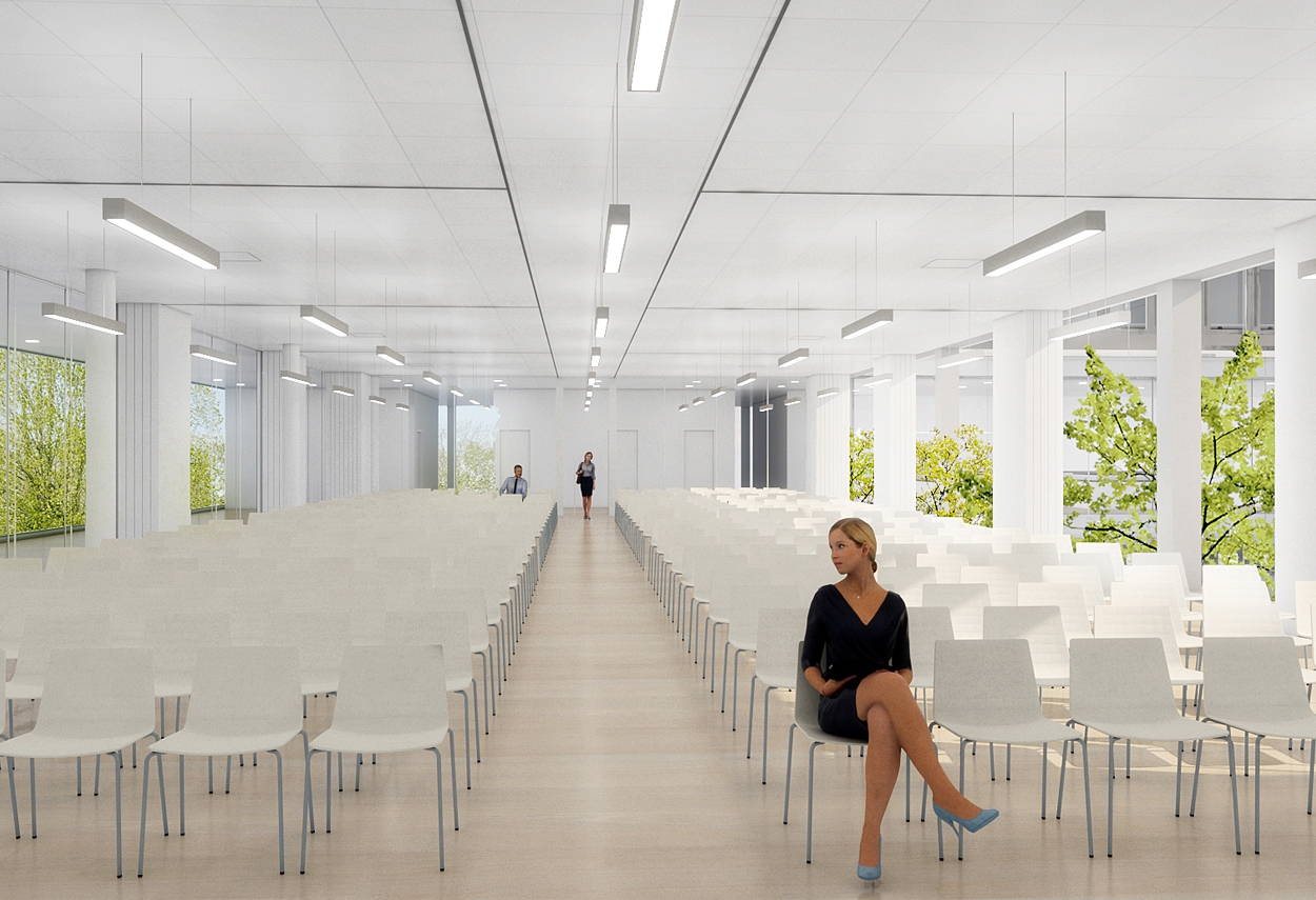 ECA Headquarters sala conferenza - illuminazione ufficio