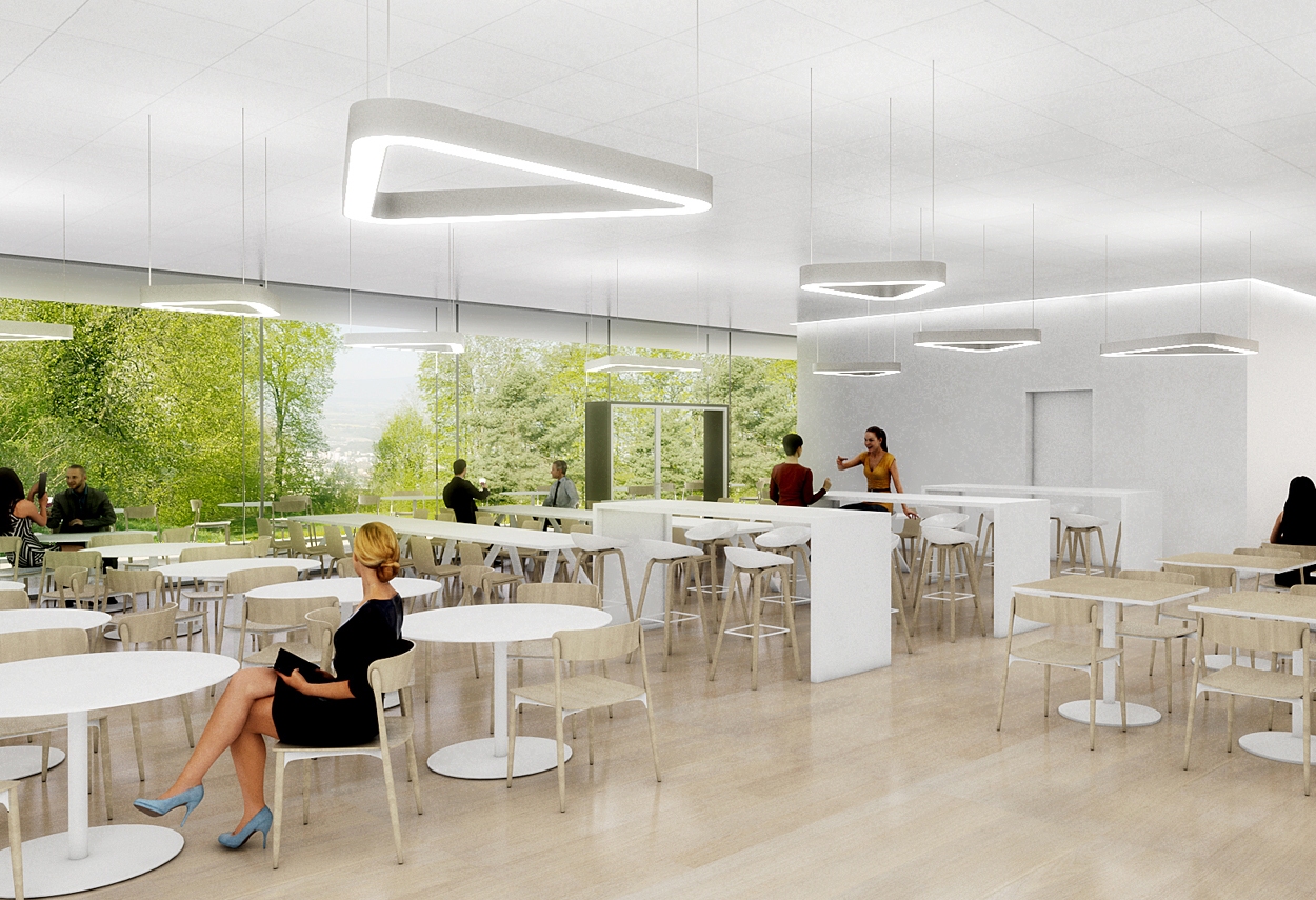 ECA Headquarters stanza relax - illuminazione ufficio
