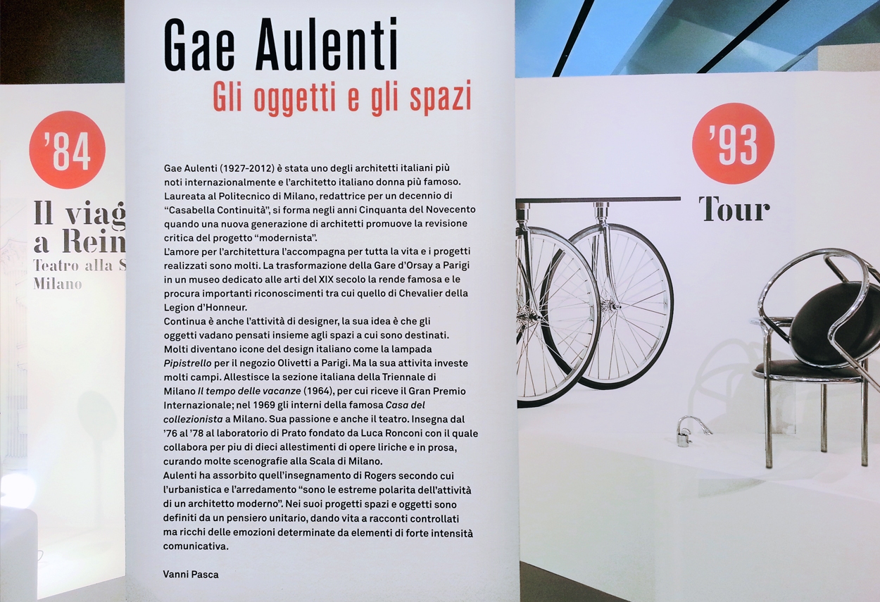 Gae Aulenti Exhibition schede visita - Illuminazione Musei