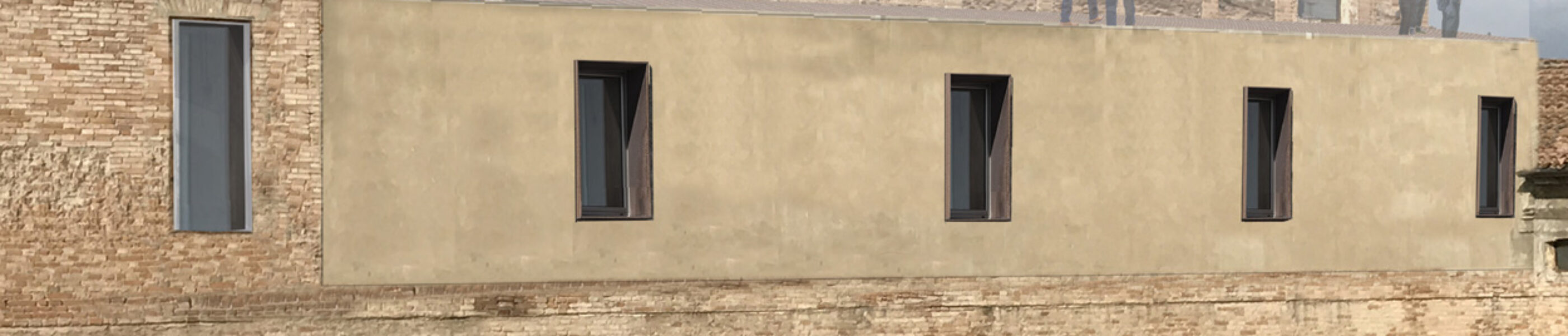 Rendering dell'intervento architettonico
