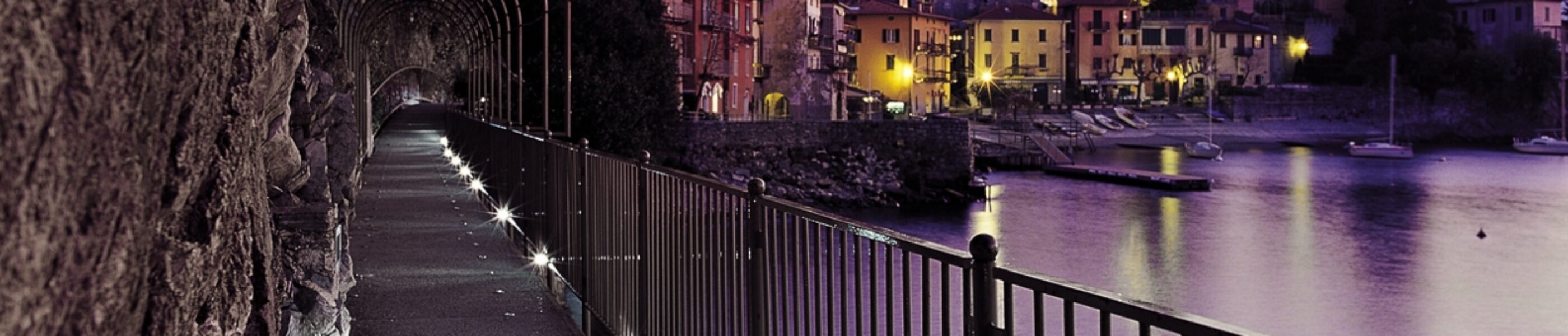 Illuminazione del centro storico di Varenna