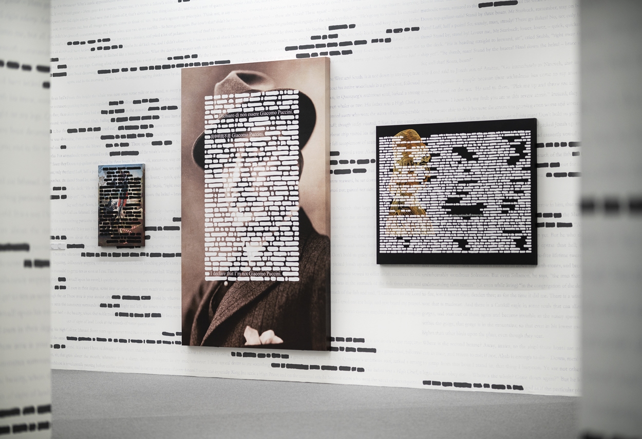Opere esposta nella Mostra Isgrò